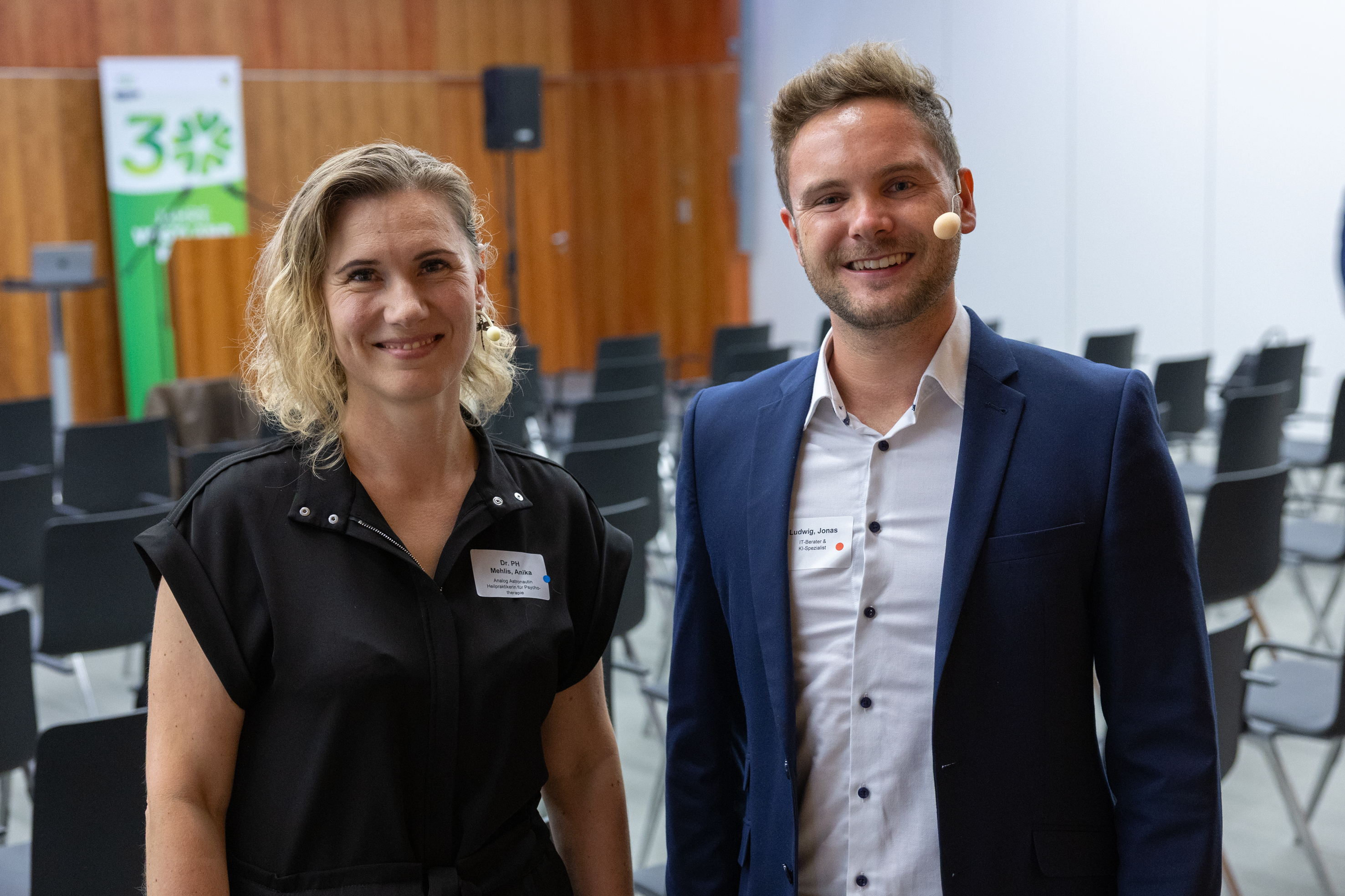 Dr. Anika Mehlis und Jonas Ludwig